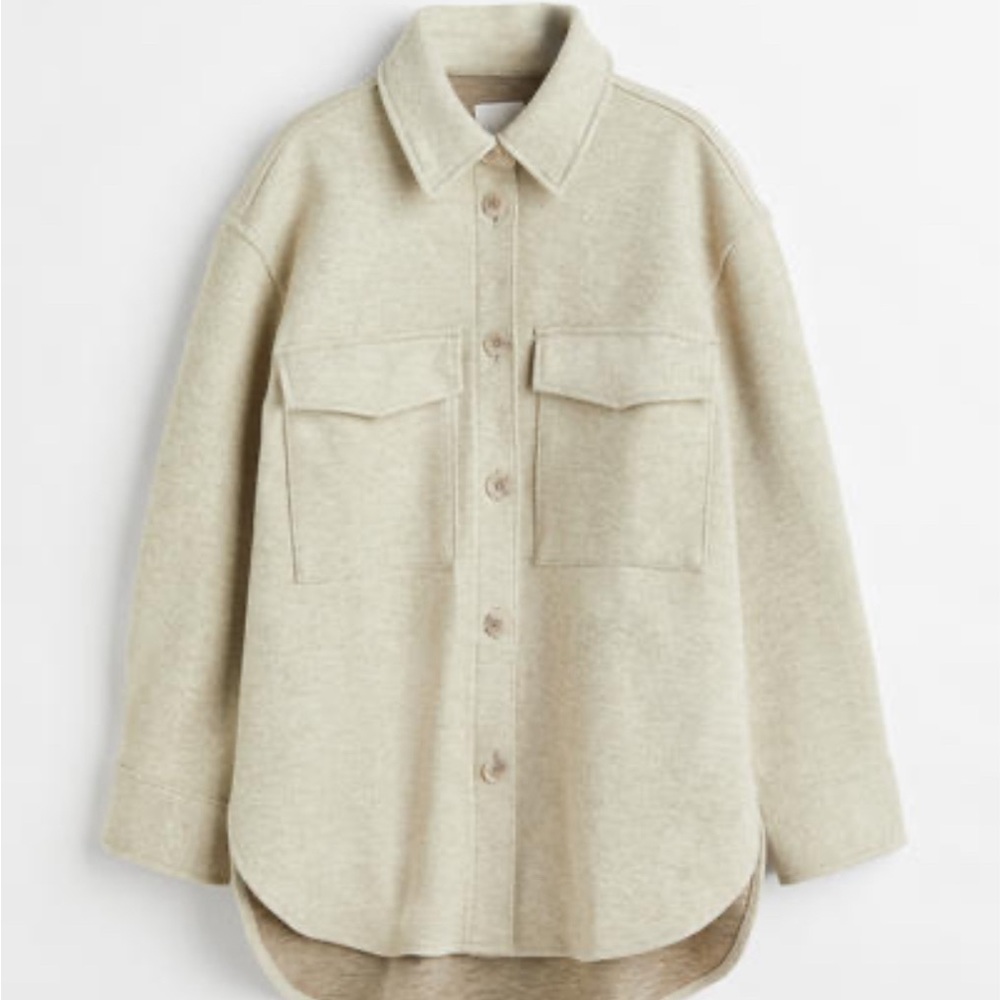 NWT women’s H&M oversized shacket size XL